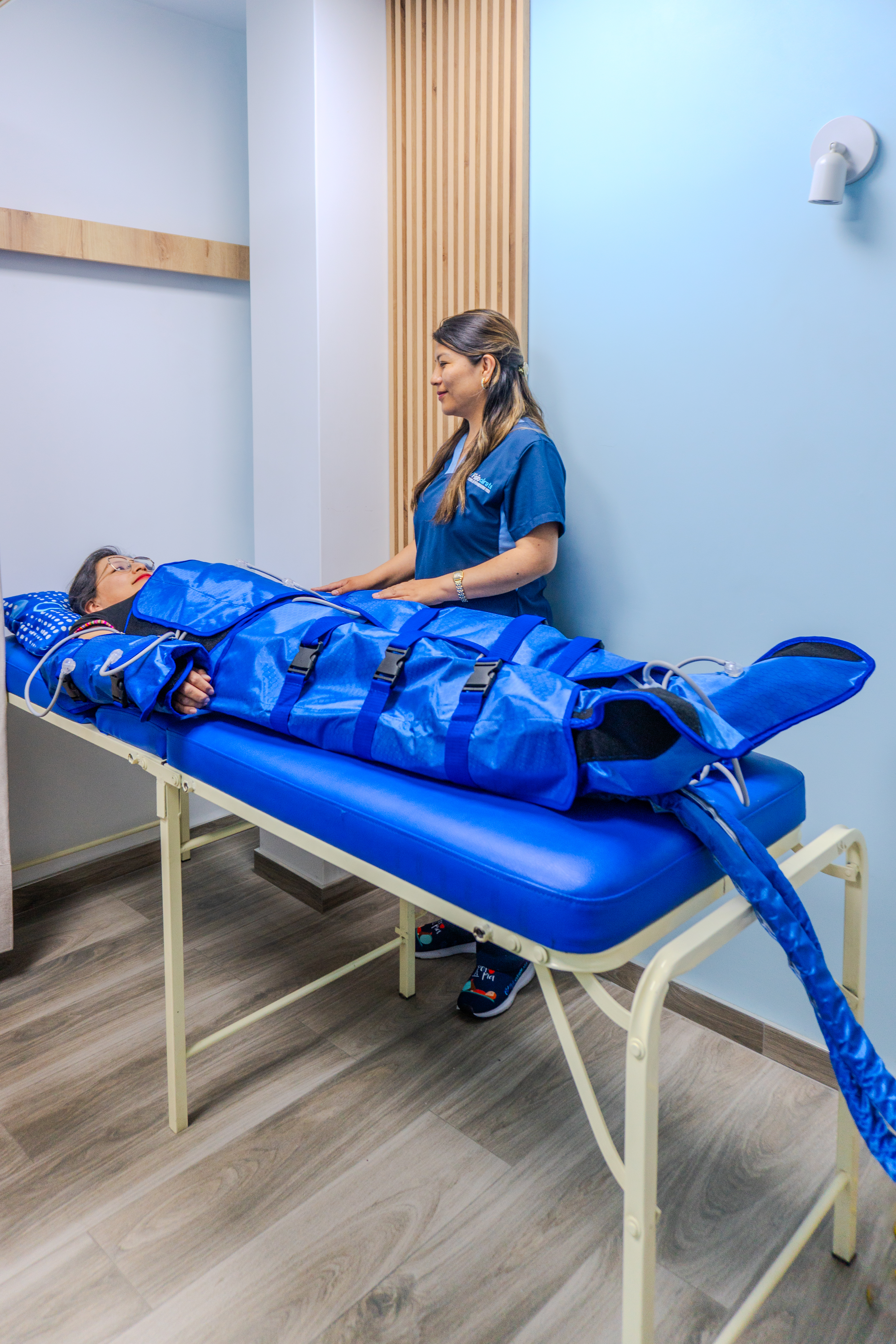 Equipo de Presoterapia en Fisiocurate